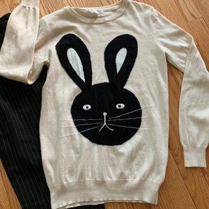 FOREVER 21 Bunny Rabbit Soft Warm Sweater SMALL